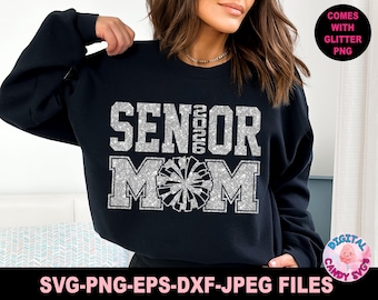 Cheer Senior Svg, Cheer Mom Svg, Senior 2026 Svg, Football Mom Svg, Senior Svg, Graduate Svg, Class of 2026 Svg, Svg Files for Cricut, Cheer