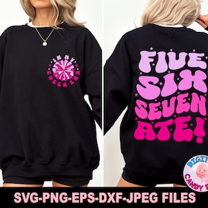 Five Six Seven Ate Svg Png, In My Cheer Era Svg Png, Cheer Svg Png, Cheerleading Svg, Cheerleader Svg, Cheer Mom Svg, Svg-bestanden voor Cricut