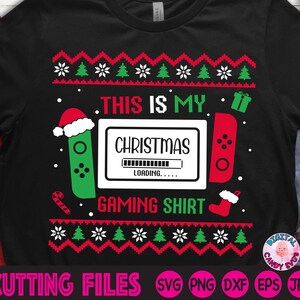 Gamer Weihnachts-Svg, Weihnachts-Svg, das ist mein Weihnachts-Gaming-Shirt-Svg, Spiel auf Weihnachts-Svg, Kinder-Weihnachts-Svg, SVG-Dateien für Cricut