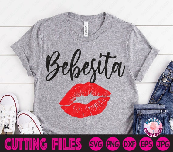 Latina Svg, Bebesita Svg, Grunge Lips Svg, Chula Svg, Hispanic Svg, Puerto Rican Svg, Files for Cricut, Silhouette Files, Baby Girl Svg