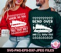 Where Do You Think You're Gonna Put A Tree That Big Svg Png, Bend Over And I'll Show You Svg, Couple Christmas Svg Png, Funny Christmas Svg