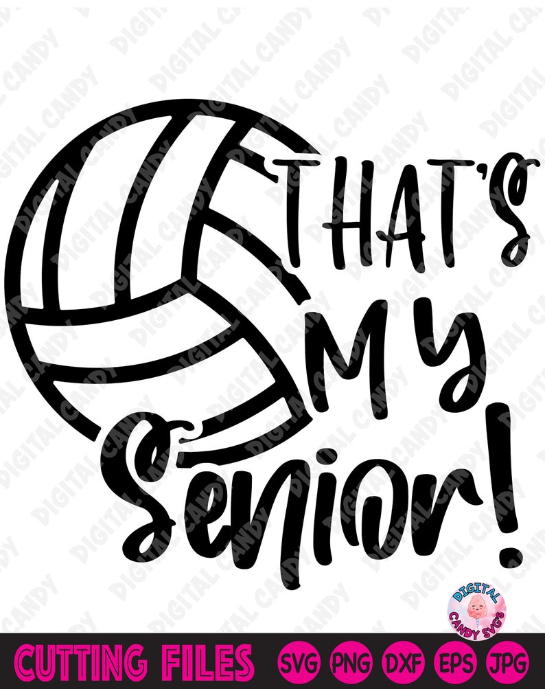 Volleyball Senior Svg That's My Senior Svg Volleyball - Etsy
