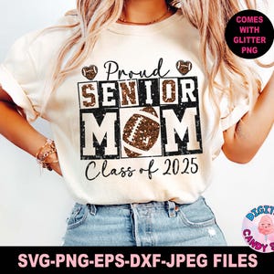 Mamá de fútbol senior Svg Png, Fútbol senior Svg Png, Senior Svg, Fútbol Svg Png, Senior 2025 Svg, Clase de 2025 Svg, Archivos Svg para Cricut