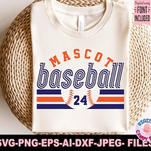 Baseball Svg Png, Modello squadra di baseball Svg Png, Baseball Mom Svg, File Svg per Cricut, Magliette squadra di baseball Svg Png, Logo baseball Svg