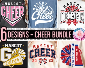 Cheer Bundle Svg Png, Cheer Team modèle Svg Png, Cheer Mom Svg, fichiers Svg pour Cricut, Cheer Team chemises Svg Png, Svg de pom-pom girl, pompons