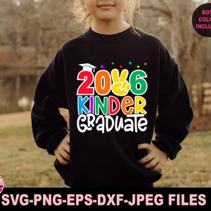 Kindergarten Grad Svg Png, Kindergarten Graduate Svg, Svg Files for Cricut, 2026 Kinder Grad Svg, Graduate Svg, Mom of Kinder Grad Svg Png image 6
