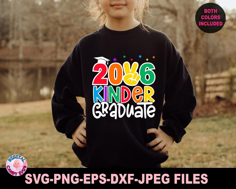 Kindergarten Grad Svg Png, Kindergarten Graduate Svg, Svg Files for Cricut, 2026 Kinder Grad Svg, Graduate Svg, Mom of Kinder Grad Svg Png image 6