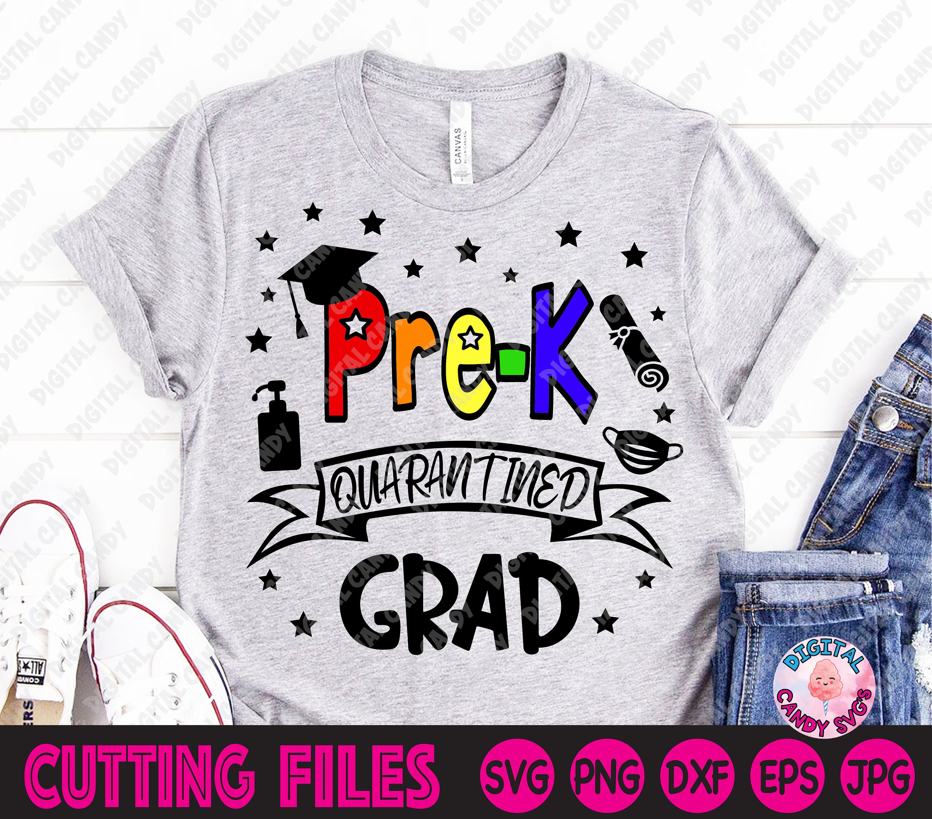 Download Pre K Quarantined Grad Svg Pre K Graduation Svg Quarantined Etsy