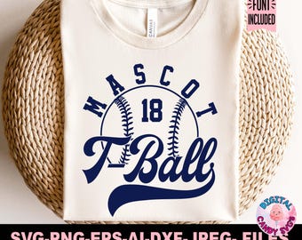 T ボール SVG PNG、T ボール チーム テンプレート SVG PNG、T ボール ママ SVG PNG、Cricut 用 SVG ファイル、T ボール チーム シャツ SVG PNG、野球 SVG PNG