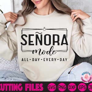 Latina Svg Png, Señora Svg, Png, In mijn Señora tijdperk Svg Png, vrouw Svg, Wifey Svg Png, Mexicaanse Svg, Puerto Ricaanse Svg, Svg-bestand voor Cricut, PNG