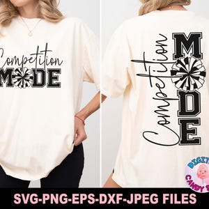 Cheer concours mode Svg Png, Cheer Svg Png, Cheer Mom Svg Png, Svg Png jour de la compétition, saison du concours Svg Png, fichiers Svg pour Cricut, danse