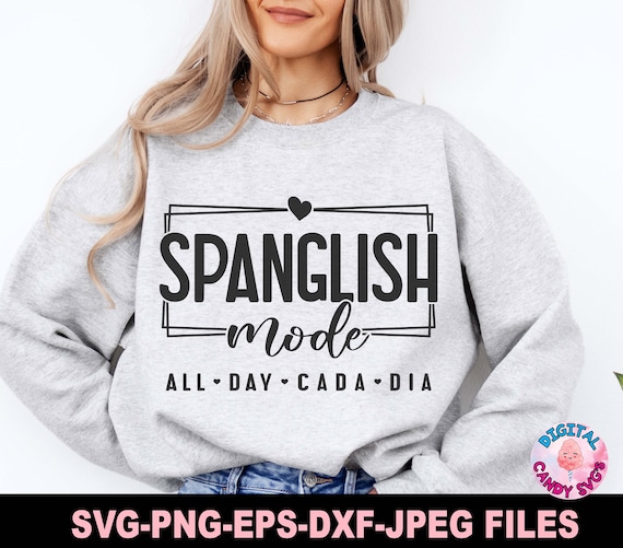 Latina Svg Png, I Speak Fluent Spanglish Svg Png, Spanglish Svg Png, Svg Files for Cricut, Chingona Svg Png, Jefa Svg Png, Cansada Svg Png