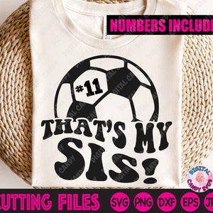 That es My Sis Soccer Svg, Soccer Svg, Soccer Mom Svg, Soccer Brother Svg, Soccer Sister Svg, Svg Dateien für Cricut, Silhouette Dateien