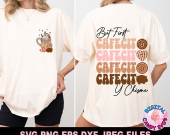 Latina Svg, But First Cafecito Y Chisme Svg, Fueled by Cafecito Y Chisme, Cafecito y Chisme, Chingona Svg, Mexican Svg, Svg Files for Cricut