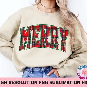 Frohe Weihnachten Png, Fröhliche Png, Fröhliche Varsity Png, Urlaub Png, Weihnachten Glitzer Png, Frohe Vibes Png, Weihnachten Plaid Png, Weihnachtscrew