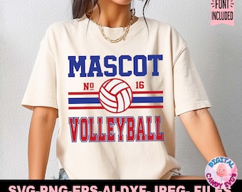 Volleyball Svg Png, Volleyball Team Template Svg Png, Volleyball Mom Svg Png, Svg Files for Cricut, Volleyball Team Shirts Svg Png, Logo Svg