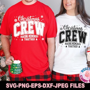 Christmas Crew Svg Png, Merry Christmas Svg Png, Family Christmas Svg Png, Svg Files For Cricut, Matching Family Christmas Shirts Svg Png