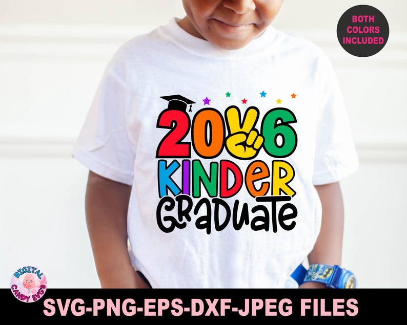 Kindergarten Grad Svg Png, Kindergarten Graduate Svg, Svg Files for Cricut, 2026 Kinder Grad Svg, Graduate Svg, Mom of Kinder Grad Svg Png image 7