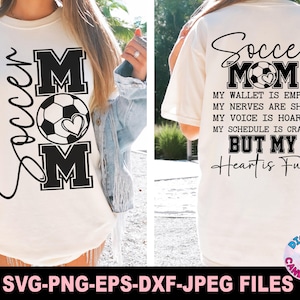Mamá futbolera Svg Png, Mi billetera está vacía Svg Png, Fútbol Svg Png, Mamá futbolera Svg Png, Archivos Svg para Cricut, Día del juego Svg Png