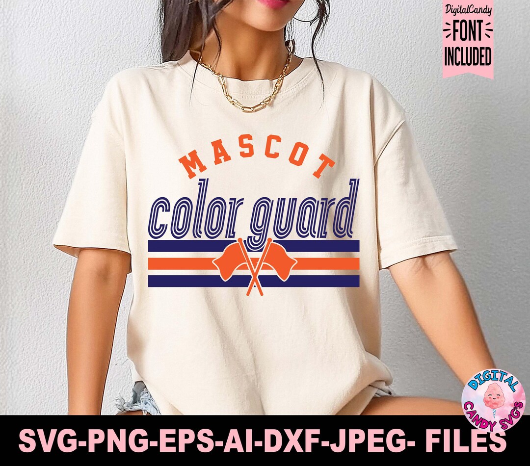 Color Guard Svg Png, Color Guard Team Template Svg, Svg for Cricut ...