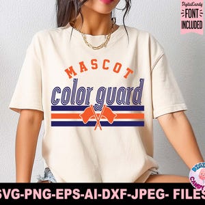 Color Guard Svg Png, Color Guard Team Template Svg, Svg For Cricut, Color Guard Mom Svg Png, Sublimation, Color Guard Cut File, Silhouette