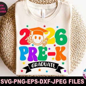 Pre-K Grad Svg Png, Preschool Grad Svg Png, Pre-K Grad 2026 Svg Png, Svg Files for Cricut, So Long Pre-K Svg, Graduation Svg, Graduate Svg