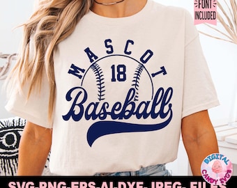 Baseball Svg Png, Baseball Team Template Svg Png, Baseball Mom Svg, Svg Files for Cricut, Baseball Team Shirts Svg Png, Baseball Logo Svg