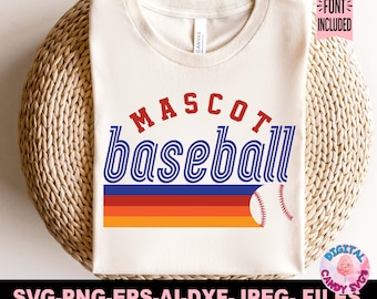 Baseball Svg Png, Baseball Team Template Svg Png, Baseball Mom Svg, Svg Files for Cricut, Baseball Team Shirts Svg Png, Baseball Logo Svg