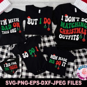 Eu não faço roupas de Natal combinando Svg Png, Família Natal Svg Png, Feliz Natal Svg Png, Engraçado Natal Svg, Arquivos Svg para Cricut