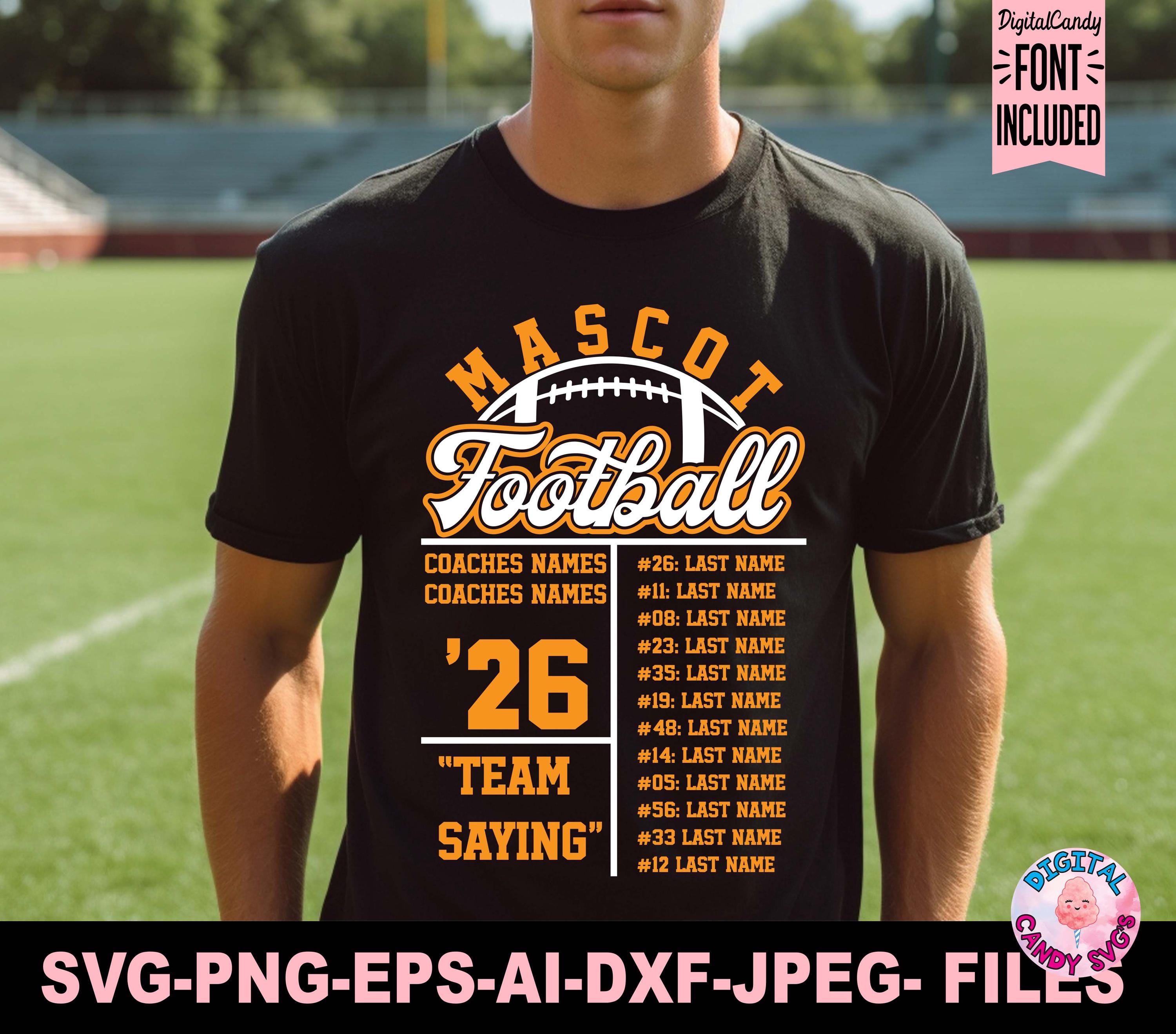 Sport Roster Svg Football Team Roster Svg Png, Football Svg Png, Football Team Template ...