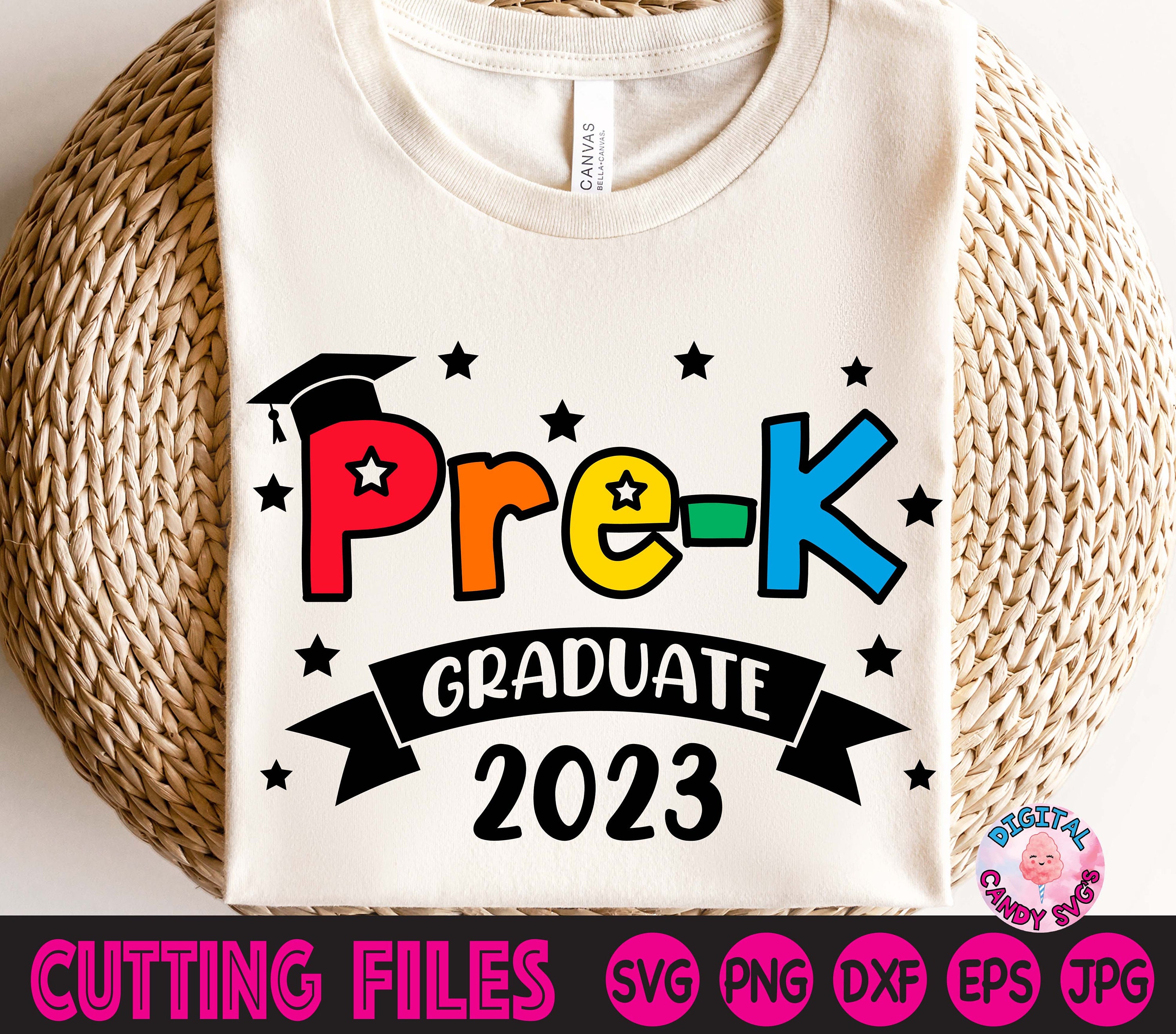 2023 PRE-K Graduation Cap Topper Printable, Graduation Printable,  Graduation Hat Design, Graduation Topper Printable, Digital, Prek Grad PDF  