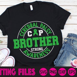 CP Warrior Svg Png, Paralisi cerebrale Svg Png, Consapevolezza Svg, Special Needs Svg, Fratello Svg, File Svg per Cricut, Cerebral Palsy Mama Svg Png