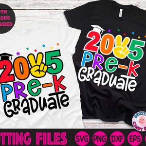 Pre-K Grad Svg Png, Preschool Grad Svg Png, Pre-K Grad 2025 Svg Png, Svg-bestanden voor Cricut, So Long Pre-K Svg, afstuderen Svg, Graduate Svg