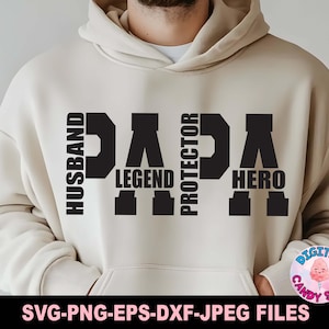 Papa Svg Png, O Homem, O Mito, A Lenda Svg Png, Pai Svg, Dia dos Pais Svg, Citação de Pai Svg, Desenhos de Pai Svg, O Melhor Papai de Todos os Tempos Svg, Papai