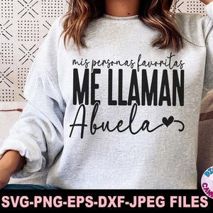 Spanische Muttertag SVG Png, Spanische Muttertag SVG Png, Lateinische geschnittene Datei, Ella Es Buela SVG Png, geschnittene Datei für Cricut, La Mejor Buela Del Mundo