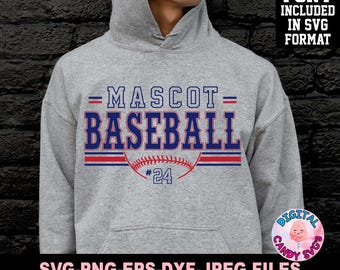 Baseball Svg Png, Baseball Team Template Svg Png, Baseball Mom Svg, Svg Files for Cricut, Baseball Team Shirts Svg Png, Baseball Logo Svg