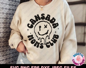 Latina Svg, Cansada Moms Club Svg, Chingona Svg, Meksykańska Svg, Portorykańska Svg, Overstimulated Moms Club Svg, Pliki Svg dla Cricut, Mom Svg
