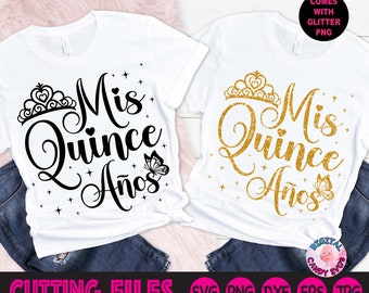 Latina Svg Png, Mis Quince Anos Svg Png, Mis XV Anos Svg Png, Mis Quince Svg Png, Quinceañera  Svg Png, Svg Files for Cricut, Quince Squad