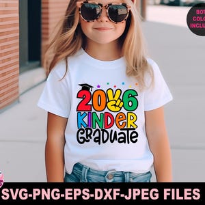 Kindergarten Grad Svg Png, Kindergarten Graduate Svg, Svg Files for Cricut, 2026 Kinder Grad Svg, Graduate Svg, Mom of Kinder Grad Svg Png image 5