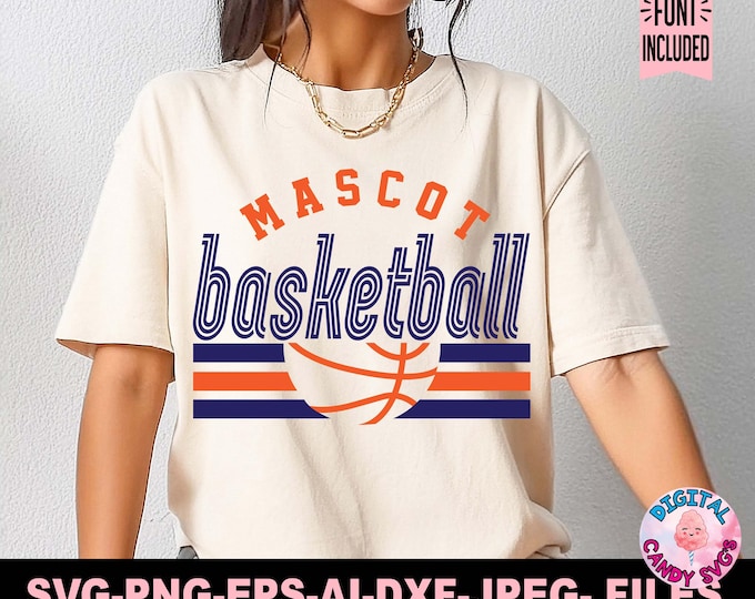 Basketball Svg Png, Basketball Team Template Svg Png, Basketball Mom Svg, Svg Files for Cricut, Basketball Team Shirts Svg Png, Logo Svg