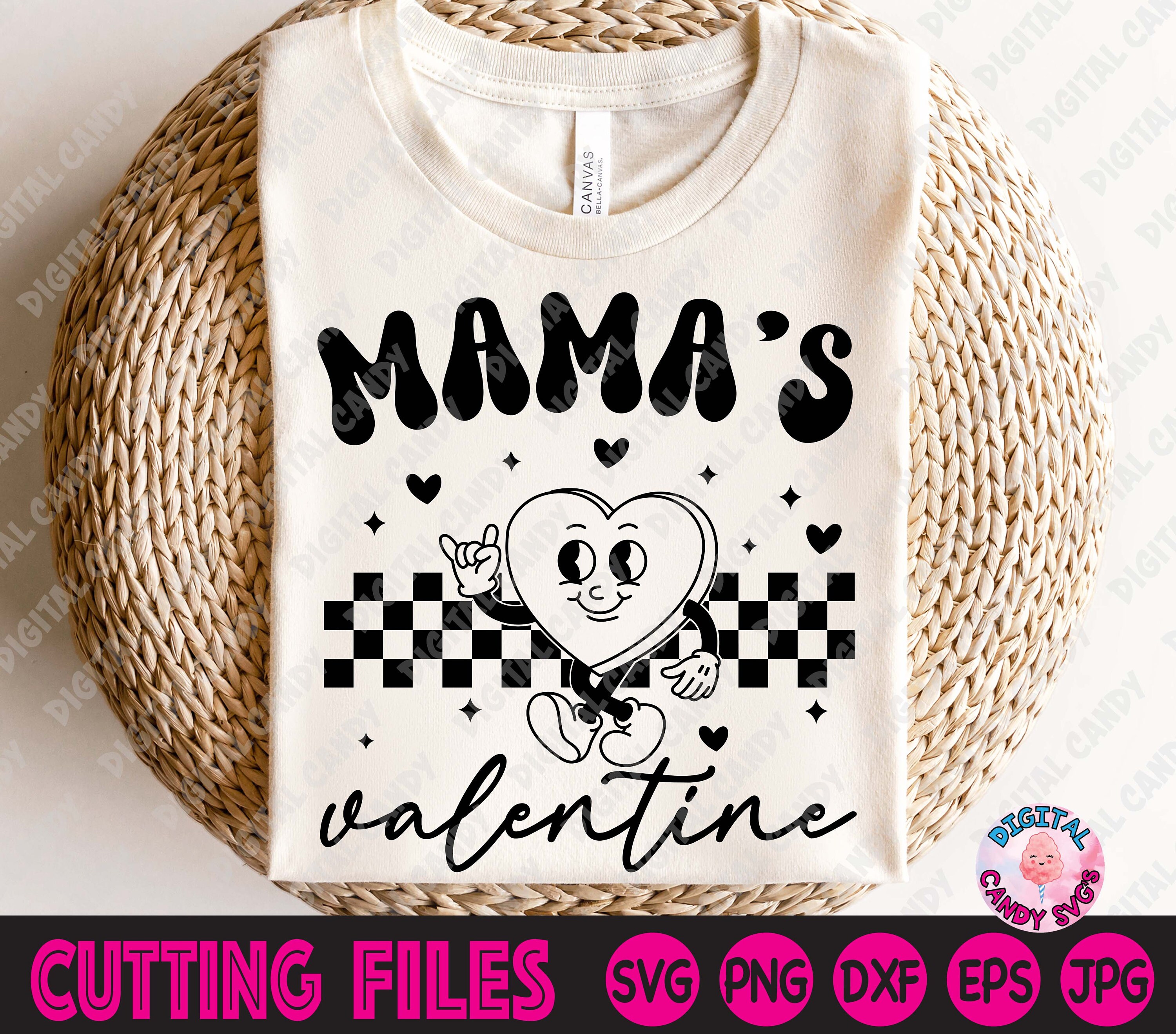 Mama's Valentine Svg, Retro Valentines Svg, Boys Valentines Svg ...