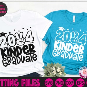 Kindergarten Grad Svg Png, Kindergarten Graduate Svg, Arquivos Svg para Cricut, 2024 Kinder Grad Svg, Graduate Svg, Mom of Kinder Grad Svg Png