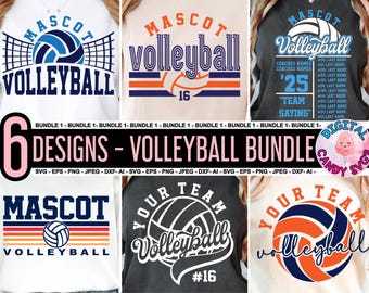 Volleyball Bundle Svg Png, Volleyball Team Template Svg Png, Volleyball Mom Svg Png, Svg Files for Cricut, Volleyball Team Shirts Svg Png