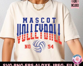 Volleyball Svg Png, Volleyball Team Template Svg Png, Volleyball Mom Svg Png, Svg Files for Cricut, Volleyball Team Shirts Svg Png, Logo Svg