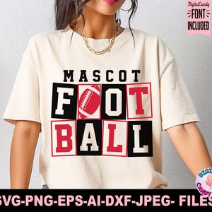 Football Svg Png, Football Team Template Svg Png, Football Mom Svg, Svg Files for Cricut, Football Team Shirts Svg Png, Football Logo Svg