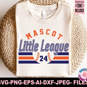 Little League Svg Png, Baseball Svg Png, Modello di squadra di baseball Svg Png, Mamma di baseball Svg, File Svg per Cricut, Magliette di squadre di baseball Svg