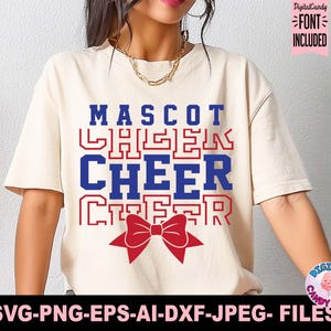 Cheer Svg Png, Cheerleading Svg, Cheerleader Svg, Cheer Mom Svg, Pom poms Svg, Megaphone Svg, Svg Files for Cricut, Cheer Team Template Svg
