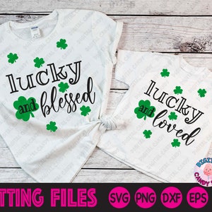 Glückspilz-Svg, Glückspilz-Svg, Glückspilz-Svg, gesegneter Entwurf, Mama und ich St. Patricks Day SVG, St. Patricks Day usw