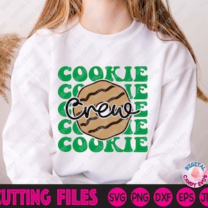 Cookie Crew Svg, Girl Scouts Svg, Girl Scout Troop Svg, Cookie Dealer Svg, Svg Files for Cricut, Silhouette Files, Girl Scout Cookies Svg