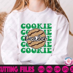 Cookie Dealer Svg, Girl Scouts Svg, Girl Scout Troop Svg, Cookie Crew Svg, Svg Files for Cricut, Silhouette Files, Girl Scout Cookies Svg